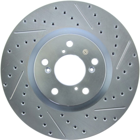 Centric Parts Select Drilled/Slotted Brake Rotor, 227.40071L 227.40071L